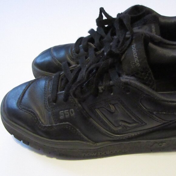 New Balance 550 All Black Sneakers Youth 6 – Retro Sport & Streetwear C - Picture 8 of 15